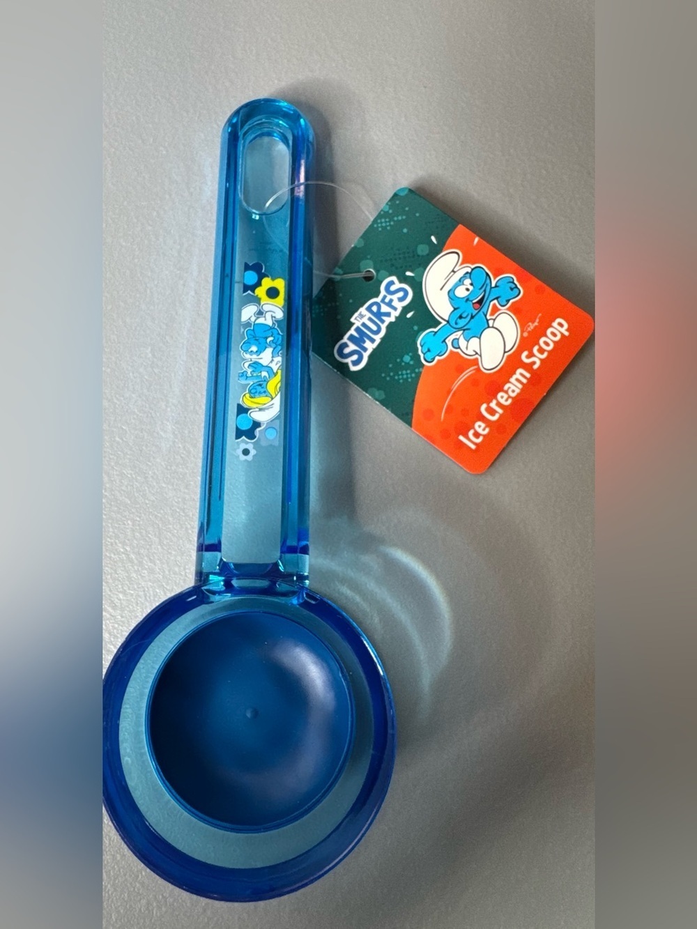 The Smurfs Blue silicone Ice Cream Scoop with Character Art novelty smurfette